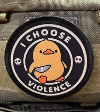 I Choose Violence Funny Morale Patch Military Tactical patch Made in the USA picture