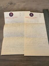 WW1 WWI Letter Handwritten Army of Occupation Knights of Columbus picture