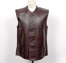 Vintage 1950's British English Military Leather Tank Vest #291 picture