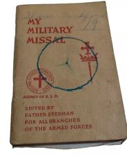 1942 My Military Missal Castrense WWII Soldier Prayer Book Armed Forces Vtg picture