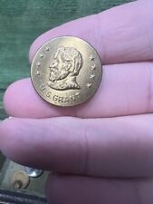 Antique Rare U.S. Grant Coat Button - Civil War Profile picture