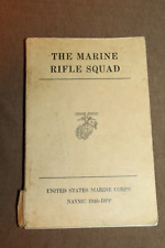 Original Pre Vietnam War Era U.S. Marine Corps Rifle Squad Book, 1954 dated picture