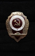 Soviet Badge Excellent Submariner USSR Navy Fleet Sailor Award Sign Brass Vintag