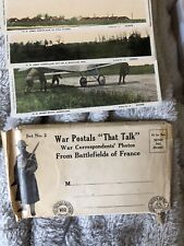 WWI War Postals “That Talk” War Correspondents’ Photos Complete + 3 Series 12 picture