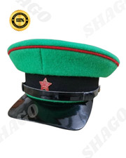 Soviet KGB Officer Visor Cap USSR Russian Military Dress Hat 1950s Reproduction