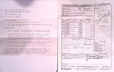 US Military DD Form 1351-2 Travel Claims Voucher 1983 Sample Document