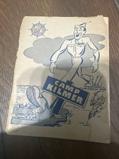 WWII Camp Kilmer New Jersey Orientation Booklet – Original, Cartoon Cover