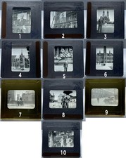 Vintage Glass Military Slides WW2 Austria Stalin Lenin American Soldier Group 10