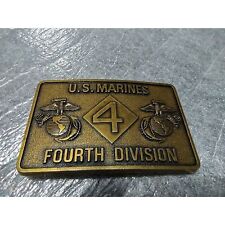 U.S. Marines 4th Division Belt Buckle picture