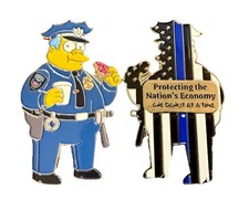 United States FEDERAL RESERVE POLICE Challenge Coin - Chief Wiggum