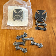 Army Marksmanship Qualification Badge w/ Rifle and Grenade Bars