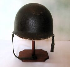 Vintage WWII U.S. M1 Combat Helmet with Liner picture