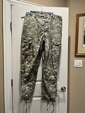 US Army Camouflage ACU Digital Camo Cargo Pants Military Combat Size Large Long picture