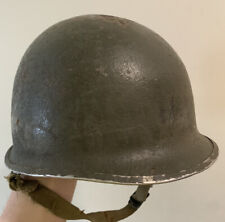 WWII US M1 Helmet Shell Front Seam Captain Marked picture