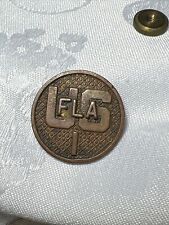 M24- US Army Collar Disk US 1st Regiment Type I FLA Rare USA  Vintage picture