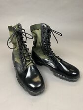 USGI US ARMY JUNGLE HOT WEATHER BOOTS - SIZE 9R Puncture Resistant Well Polished picture