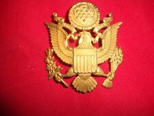 Original WW2 U.S. Officers Eagle cap badge picture