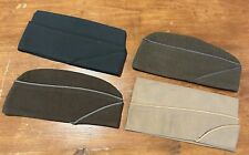 WW2-Post WW2 U.S. Military Garrison Caps/ Lot Of 4. USAAF/ Tank Corps/ Sig Corps picture