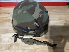 US Military Desert Storm Era Combat Helmet With Chinstrap picture