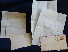 two 1944 letters in Army Postal Service postmarked envelopes; 3392d QM Trk Co picture