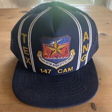 Vintage 147th Fighter Interceptor Group Texas ANG National Guard hat trucker US picture