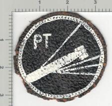 Ultra Rare WW 2 USN United States Navy PT Boat Leather Patch Inv# K3758 picture