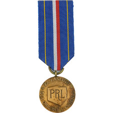 2837 POLISH MEDAL FOR MERIT FOR CIVIL DEFENCE 3RD CLASS POLAND