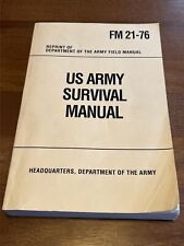 US ARMY SURVIVAL MANUAL FM 21-76; Reprint- Headquarters, Department of the Army picture