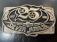 CAF AIR FORCE GHOST SQUADRON Belt Buckle 25th Year 1957-1982 SILVER JUBILEE picture
