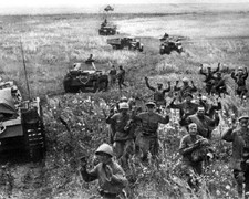 Russian Soldiers surrender to German Forces 8x10 WWII WW2 Photo 884a