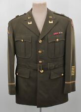 Men's WWII US Army Corp of Engineers Officer's Uniform Jacket M WW2 ADSEC 1940s picture