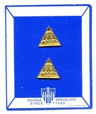 TWO PAIRS Somoza Era NICARAGUA NATIONAL GUARD Lapel Pin Badge Crest Insignia