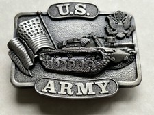 U.S. Army Belt Buckle, make in USA by Bergamot Brass Works, 1982; never used