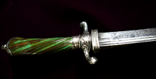FRENCH INDIAN WAR AMERICAN REVOLUTIONARY WAR SILVER HILT OFFICER SWORD C 1750 picture