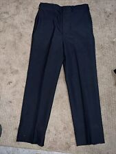 Vintage 80s Black Military Trousers 30x28 picture