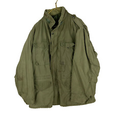 Vintage Us Military Cold Weather Jacket Size 2XL Green Vietnam Era 60s 70s picture