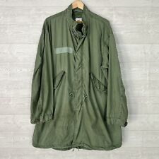 Vintage Military Extreme Cold Weather Fishtail Parka Jacket Vietnam 74 No Hood picture