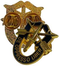 Special Forces Crest SF Hat Pin DE OPPRESSO LIBER Gold 1