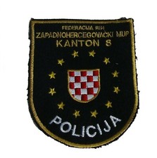 Western Bosnia Military Police sleeve patch