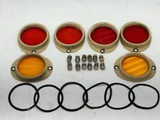 MILITARY HMMWV, HUMVEE Reflector Set W/ Mounting Hardware & Gaskets picture