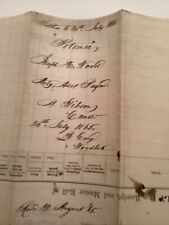 1865 USS Potomac Muster Roll Commander A Gibson Civil War Signed Hospital North picture