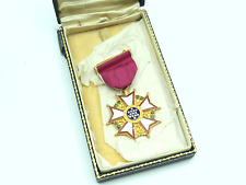 WWII US Legion of Merit Medal In Short Titled Case USN USMC Mint Wrapped Brooch picture