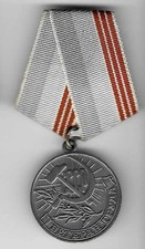 Soviet Union Russia Veteran of Labor Service Medal from after WWII