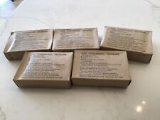 Lot of 5 ~Boxes Trioxane Fuel Compressed Heating Military Fire Starters ~15 tabs picture