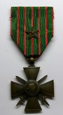VINTAGE WW I French Croix de Guerre Medal War Cross 14-16  BRONZE STAR picture