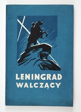1945 Soviet Russian SIEGE OF LENINGRAD BLOCKADE WW2 Book Polish Language