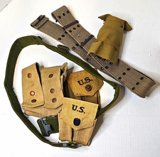 6 Pcs Miscellaneous Web Belts & Pouches, Mixed Lot