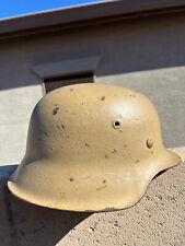 WWII WW2 German Helmet with Veteran Paperwork and Photos Of Erwin Rommel. Estate picture