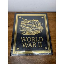 Easton Press World War II Illustrated History Book Large Format Gold Embossed