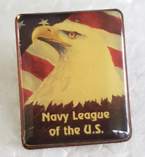 Vintage Navy League of the US Eagle Tie Tack Pin 1